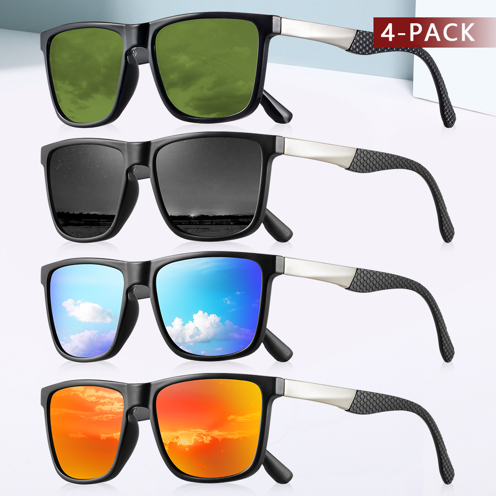 Fishing Sunglasses Polarized - CRIXALIS 4 Buah Kacamata Hitam Terpolarisasi