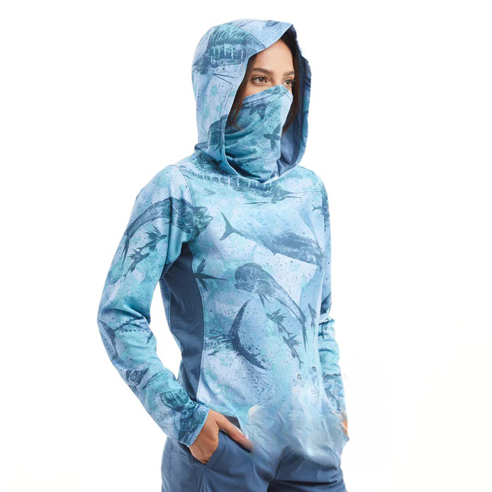 Fishing Hoodie - Kaos Pemancing Wanita Lengan Panjang, Hoodie