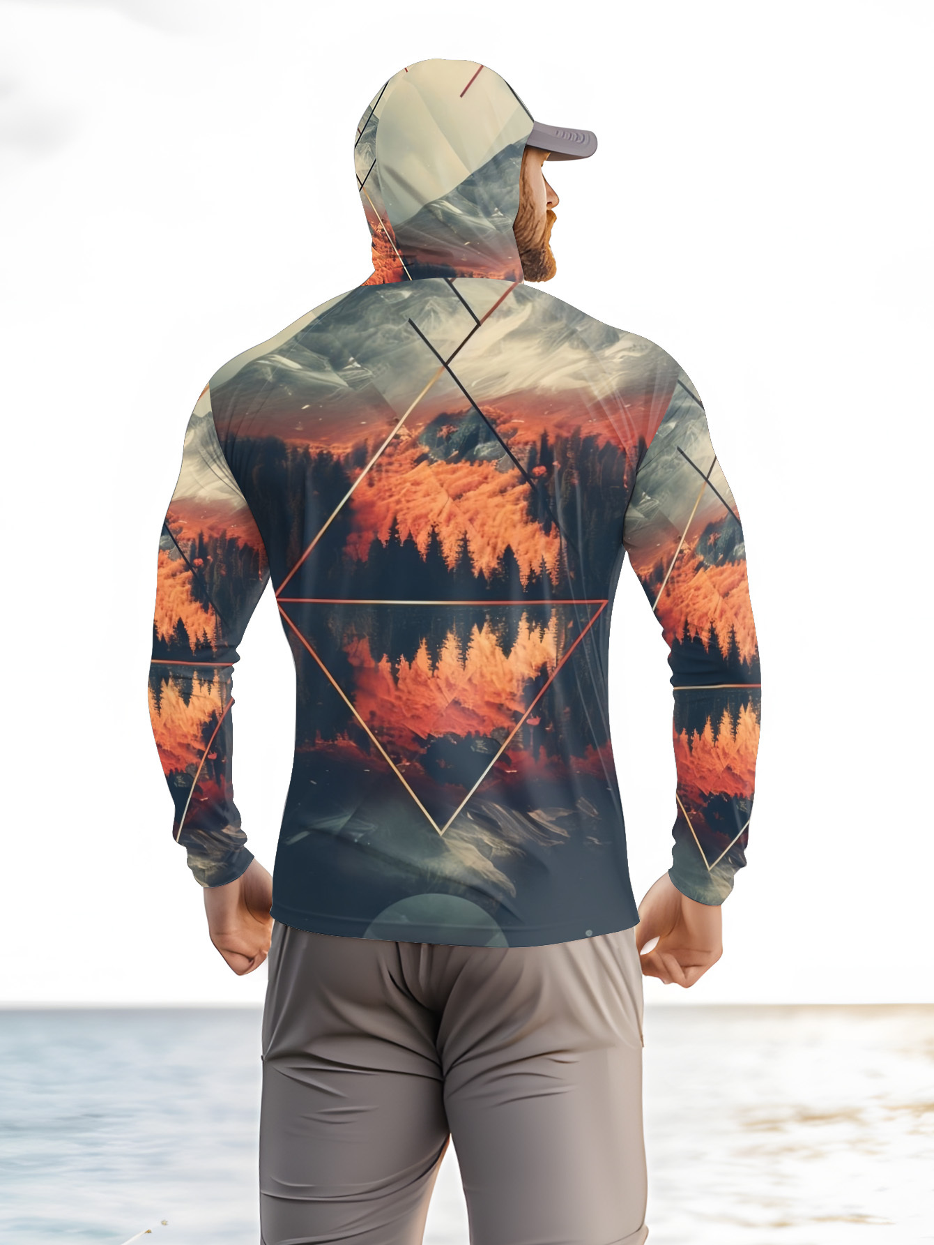 Hoodie Pancing Pria untuk Akti - Fishing Hoodie ulasan dan harga