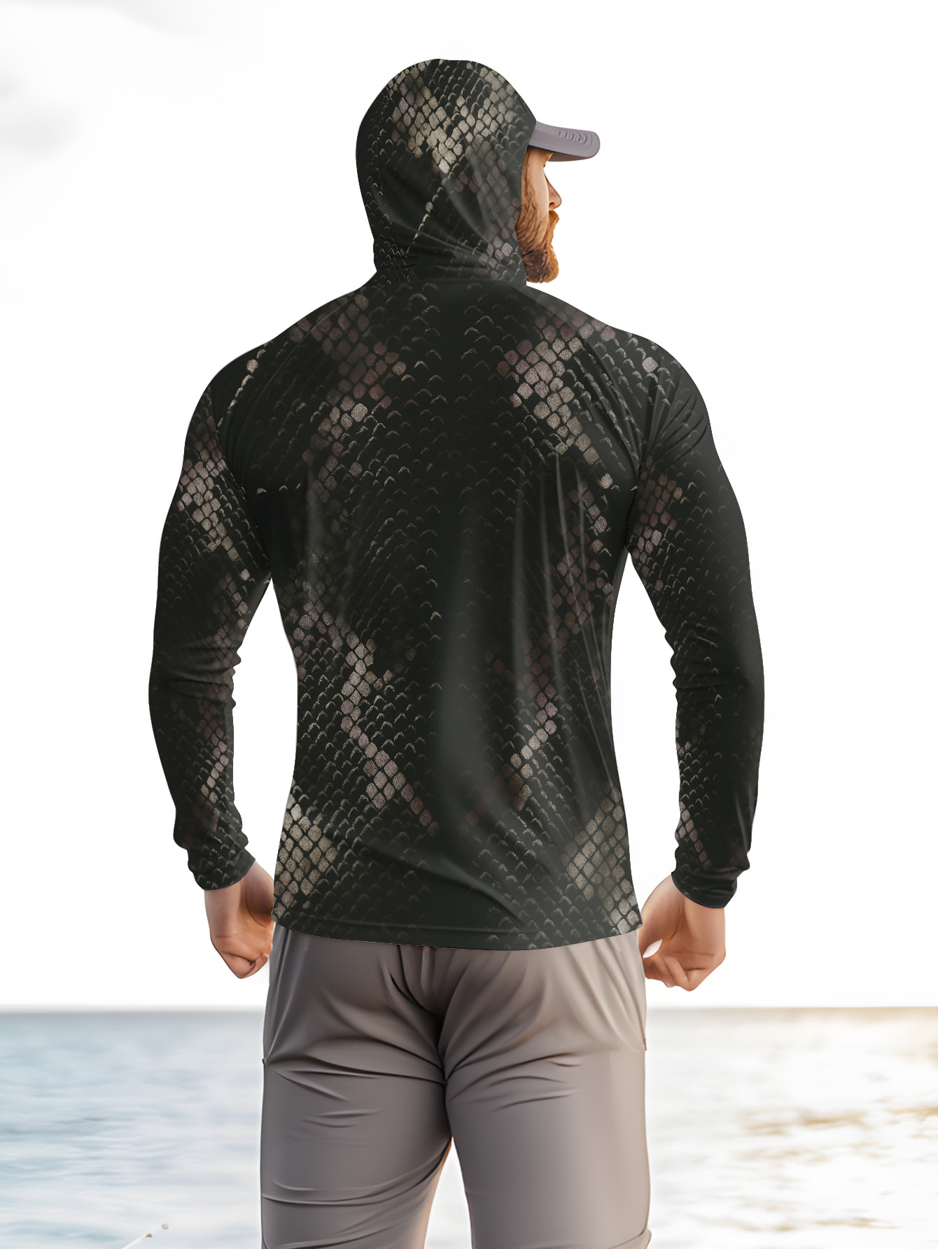 Kemeja Memancing Pria Berkerud - Fishing Hoodie ulasan dan harga