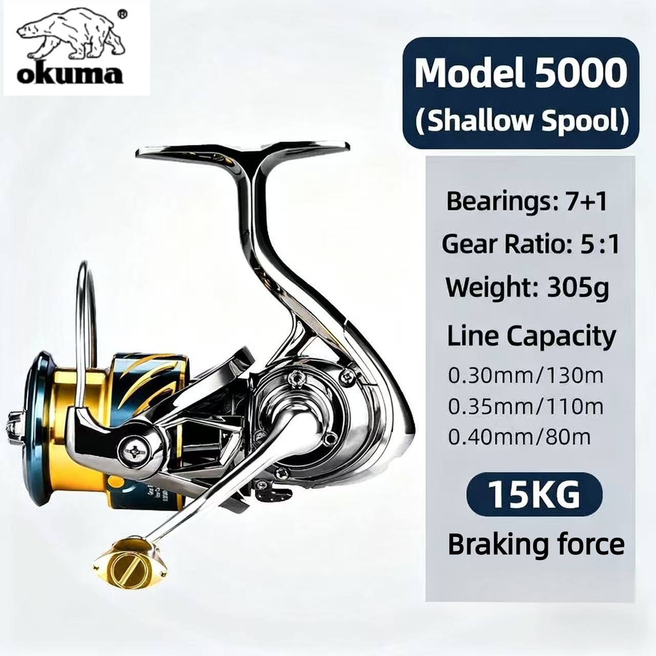 Okuma Fishing Tackle Spinning  - Daiwa Reel Fuego ulasan dan harga