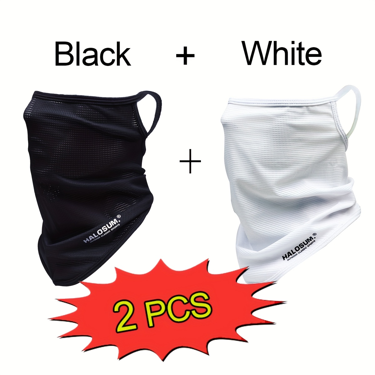 1/2 Buah Masker Wajah Sutra Es - Fishing Mask Sun Protection ulasan dan harga