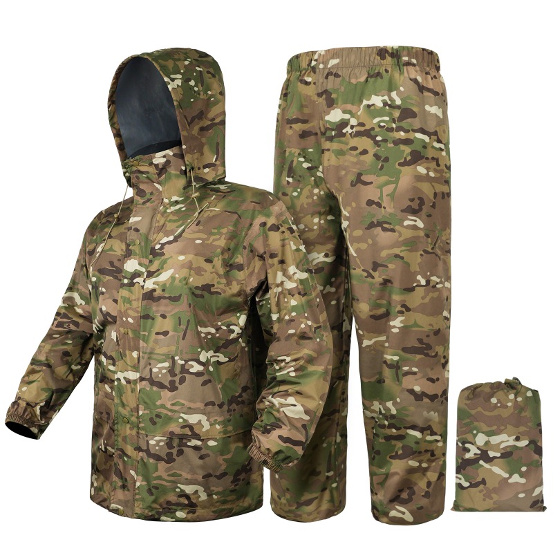 Jas Hujan Anti Hujan untuk Ber - Fishing Rain Suit ulasan dan harga